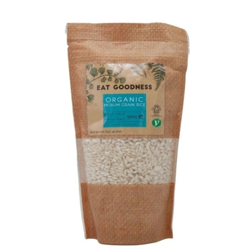 GD Eat Goodness Organic Medium Grain Rice 500g - Aytac Foods Wholesale