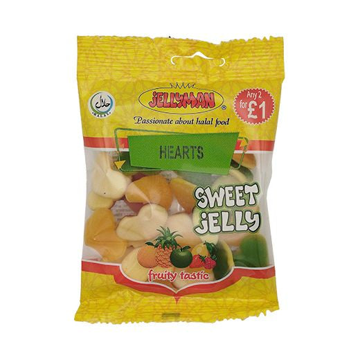 JM Jellyman Hearts Candy 80g x 24 - Aytac Foods Wholesale