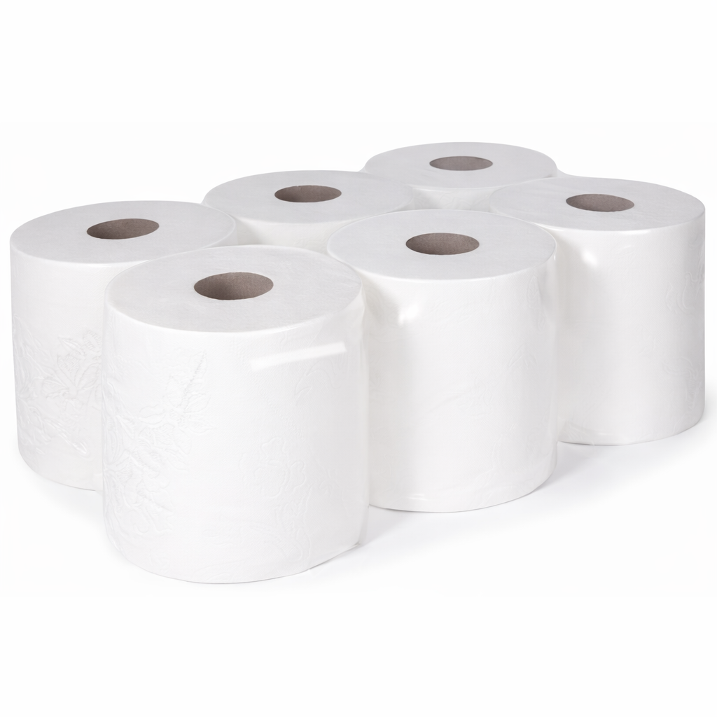 Premium Plus White Centrefeed 2 Ply Towel 6 x 150m (Pack of 1)