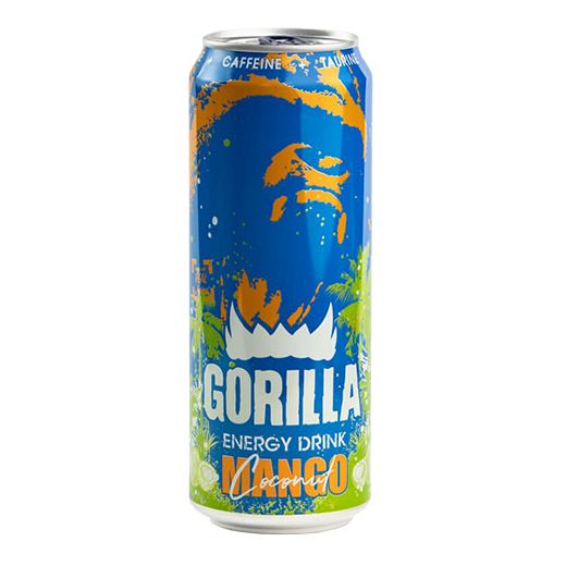 Gorilla Energy Drink Mango Coconut (500ML) x 12 - Aytac Foods Wholesale