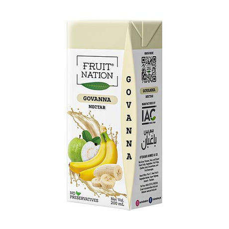 Fruit Nation Go-Vanna Nectar (6x6X200ML) - Aytac Foods Wholesale