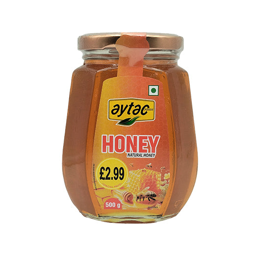 Aytac Pure Honey Octagon Jar 500G (12 x 500G)