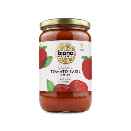 Biona Organic Tomato & Basil Soup 680G (9555) (6x680GR) - Aytac Foods Wholesale