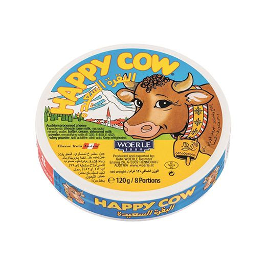 Happy Cow Cheese Regular Portions (24*120g) - Aytac Foods Wholesale