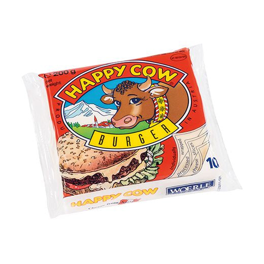 Happy Cow Cheese Burger Slices (24*200g) - Aytac Foods Wholesale