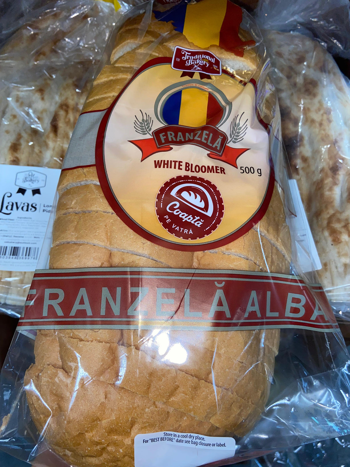 OZB Traditional Franzela White Bloomer - 500g - Aytac Foods Wholesale