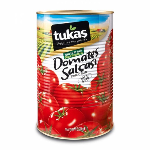 Tukas Tomato Paste 4350g Tin (6 Pack)