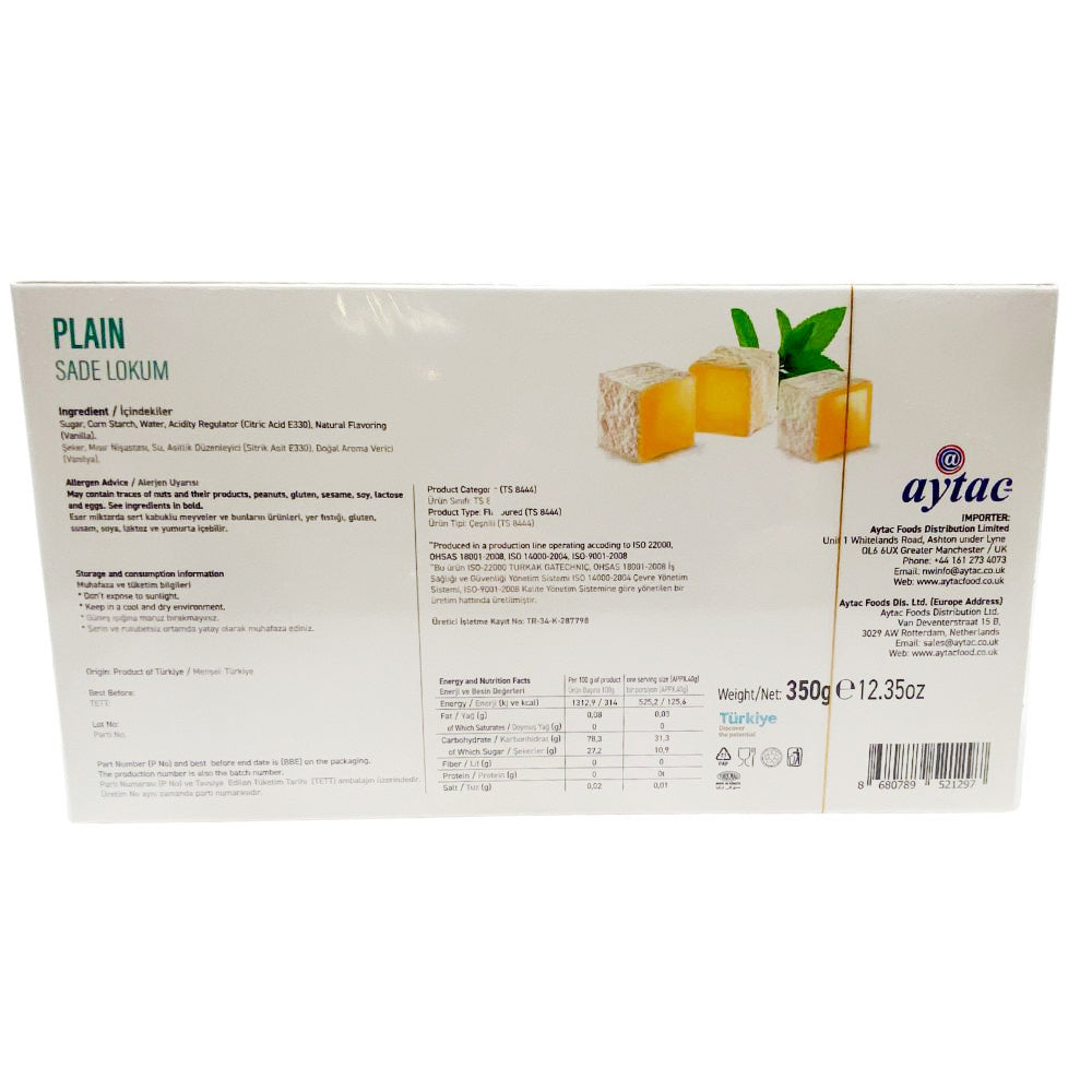 Aytac Turkish Delight Plain 12x350GR