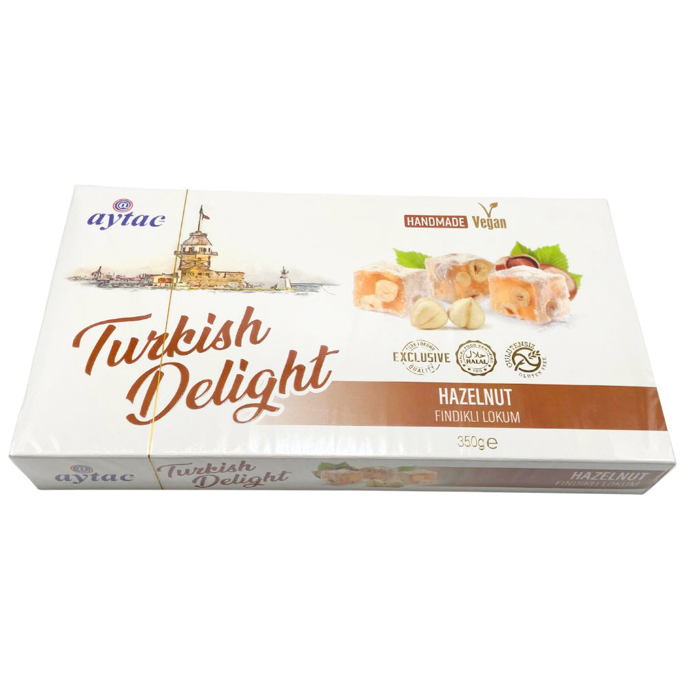 Aytac Turkish Delight Bowl With Double Roasted Hazelnut 350Gx12