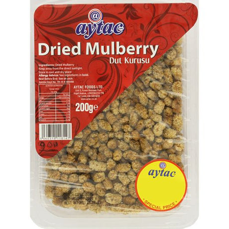Aytac Dry Dried Mulberry (Pvc) (6x200GR) - Aytac Foods Wholesale
