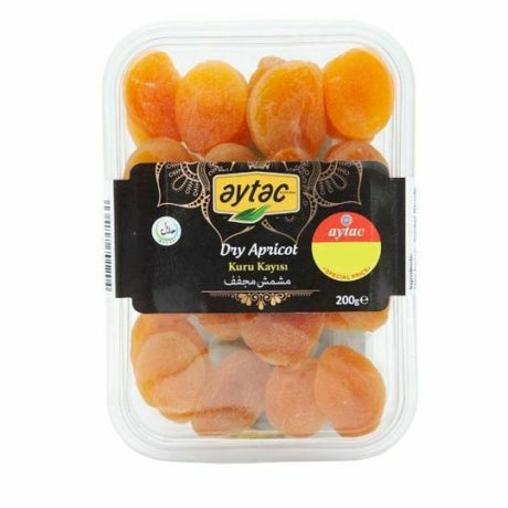 Aytac Dry Dried Apricots (Pvc) Bulk (200GR) x 24 - Aytac Foods Wholesale