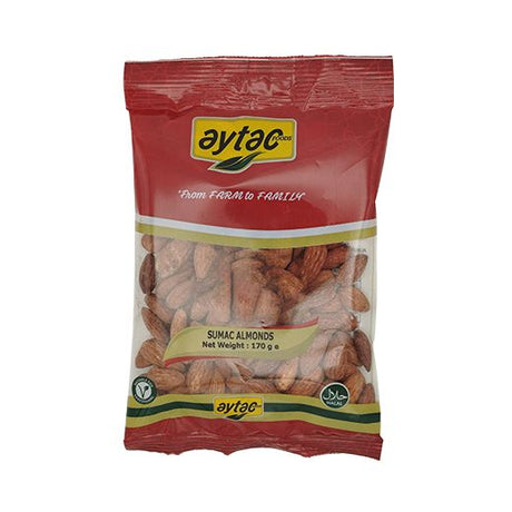 Aytac Sumac Almonds (Nut Bag) (12x170GR) - Aytac Foods Wholesale
