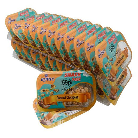 Aytac Coconut Chickpea (Tray) (35GR) x 24 - Aytac Foods Wholesale