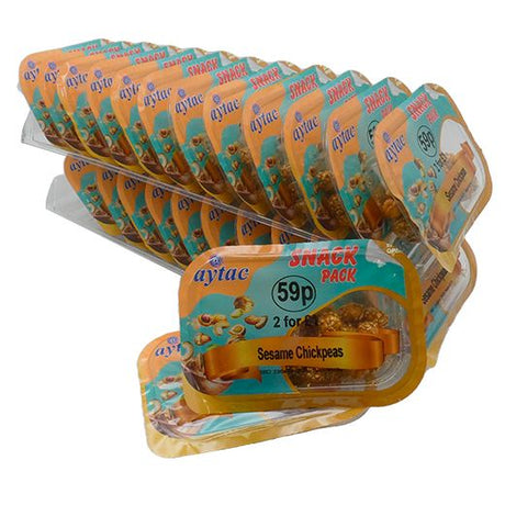 Aytac Sesame Chickpea (Tray) (35GR) x 24 - Aytac Foods Wholesale