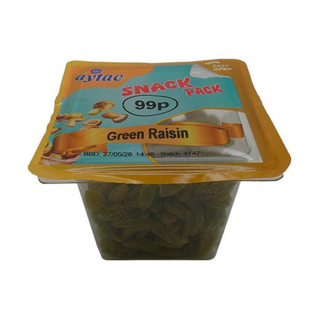 Aytac Green Raisins (Pods) (90GR) x 20 - Aytac Foods Wholesale