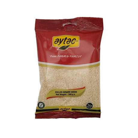 Aytac Sesame Seeds Hulled (Nut Bag) (12x200GR) - Aytac Foods Wholesale