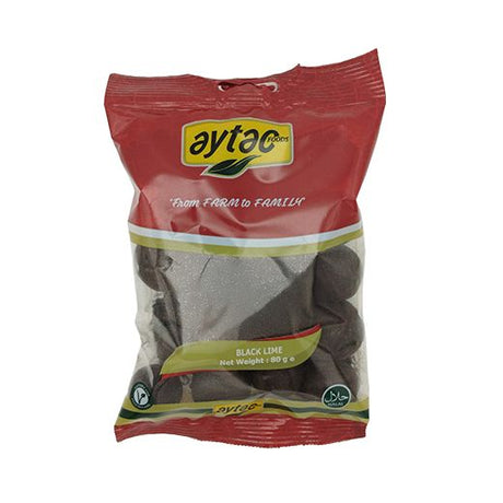 Aytac Dried Lime Black (Nut Bag) (10x80GR) - Aytac Foods Wholesale