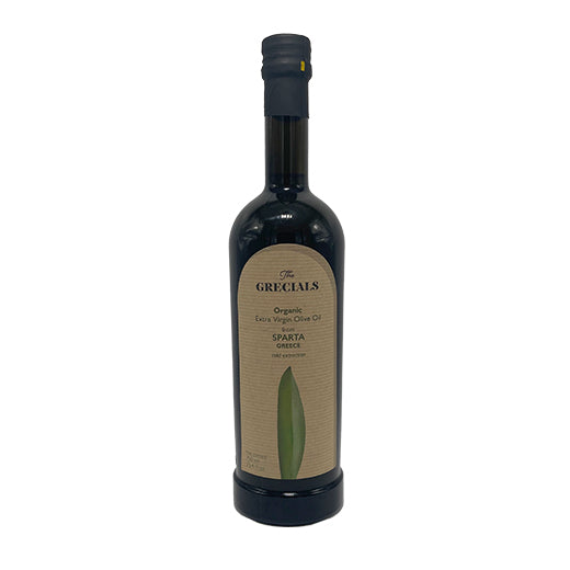 Grecials Sparta Olive Oil Organic (12*750ml) - Aytac Foods Wholesale