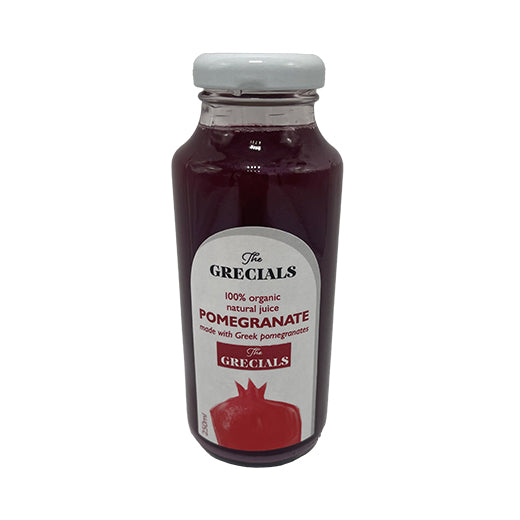 Grecials Pomegranate Juice Organic (12*250ml) - Aytac Foods Wholesale