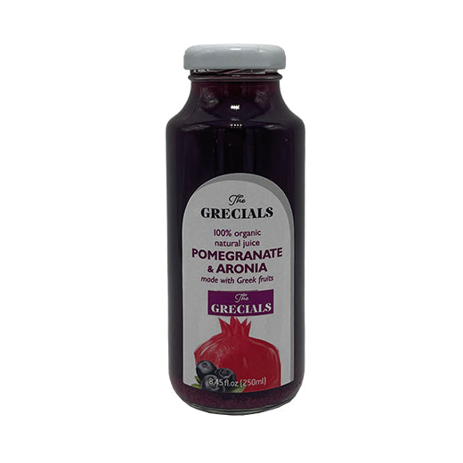Grecials Pomegranate Aronia Juice Organic (12*250ml) - Aytac Foods Wholesale