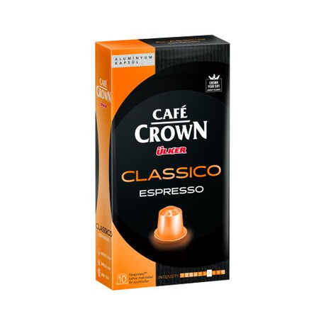 Cafe Crown Classico Capsule Coffee (12x10PCSX5.2GR) - Aytac Foods Wholesale