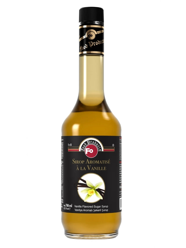 Fo Vanilla Flavoured Syrup 70cl - Pack of 6 - Aytac Foods Wholesale