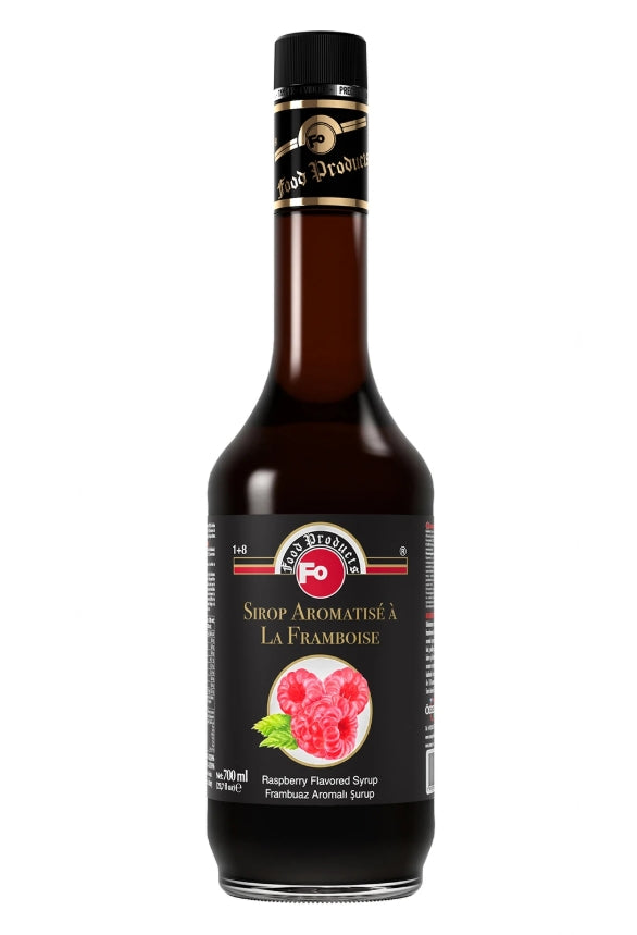 Fo Raspberry Flavoured Syrup 70cl - Pack of 6 - Aytac Foods Wholesale