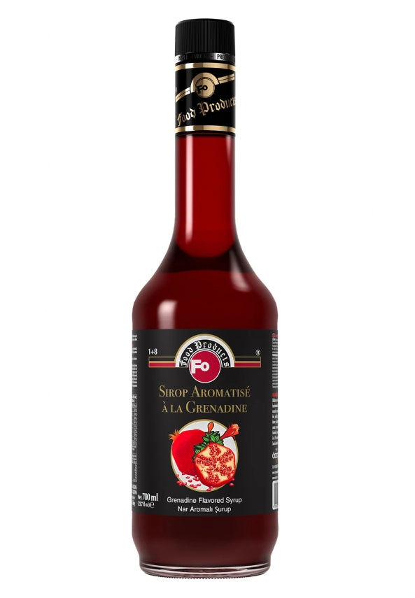 Fo Grenadine Flavoured Syrup 70cl - Pack of 6 - Aytac Foods Wholesale