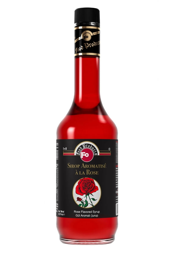 Fo Rose Flavoured Syrup 70cl - Pack of 6 - Aytac Foods Wholesale