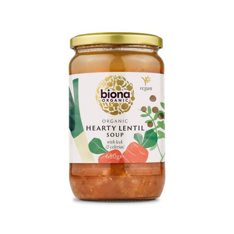 Biona Hearty Lentil Soup Organic (6x680GR) - Aytac Foods Wholesale