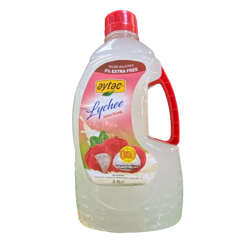 Aytac Lychee Fruit Drink – 2L x6 - Aytac Foods Wholesale