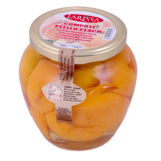 Larissa Peach Halves Amphora Jar 6x540GR