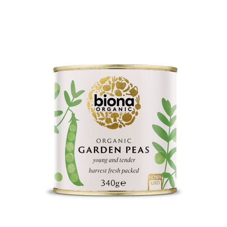 Biona Garden Peas Organic (6x340GR) - Aytac Foods Wholesale