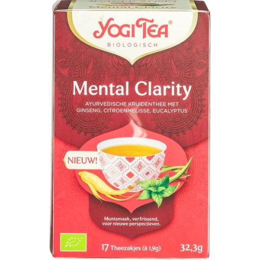 Yogi Tea Org Mental Clarity 17B (17B) x 6 - Aytac Foods Wholesale