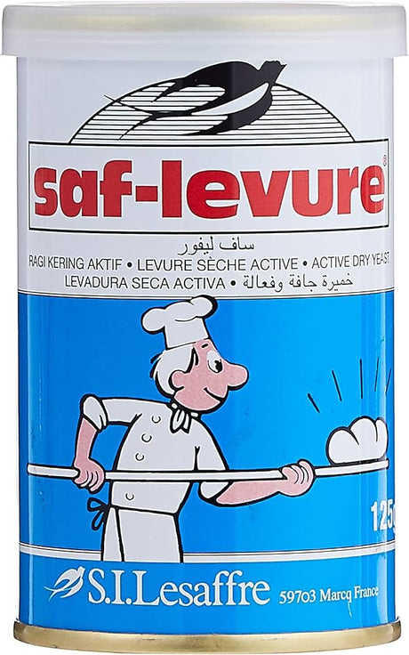 Bakers Street Saf Levure Active Dry Yeast (12x125GRX6 PCS) - Aytac Foods Wholesale