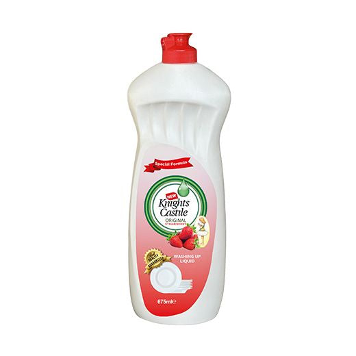 Knights Castle Washing Up Liquid Strawberry (6X675ML) - Aytac Foods Wholesale
