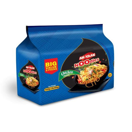 Ah-Yaan Instant Chicken Noodles – Spicy Korean Style (12 x 65g) - Aytac Foods Wholesale