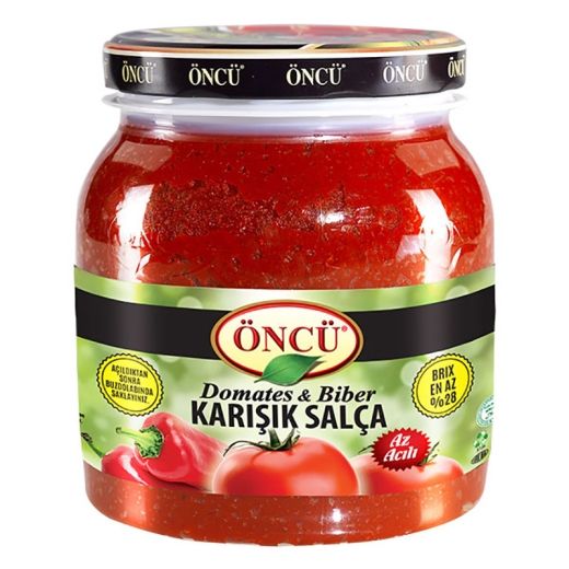 Oncu Tomato & Pepper Mix Paste 1.6kg (Pack of 6 PET Jars)