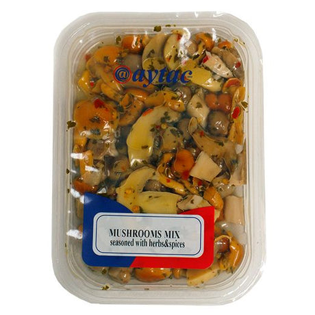 Aytac Mushrooms Mix With Herbs&Spices Tray (140GR) x 30 - Aytac Foods Wholesale
