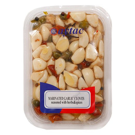 Aytac Marinated Garlic Cloves Tray (140GR) x 30 - Aytac Foods Wholesale