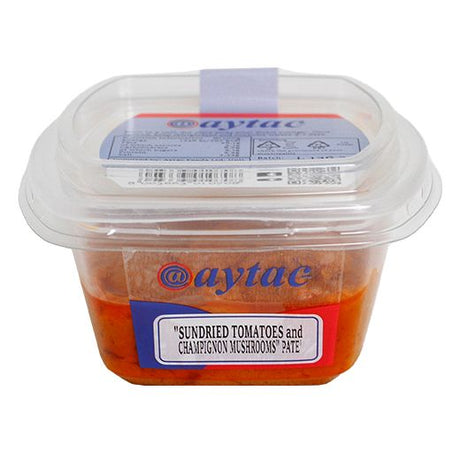 Aytac Sundried Tomatoes And Champignon Mushrooms Pate  Cup (120GR) x 24 - Aytac Foods Wholesale