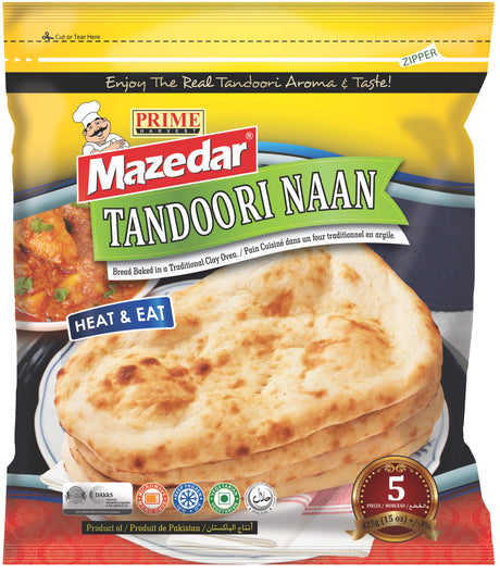 Mazedar Tandoori Naan (20x5 PCS) - Aytac Foods Wholesale
