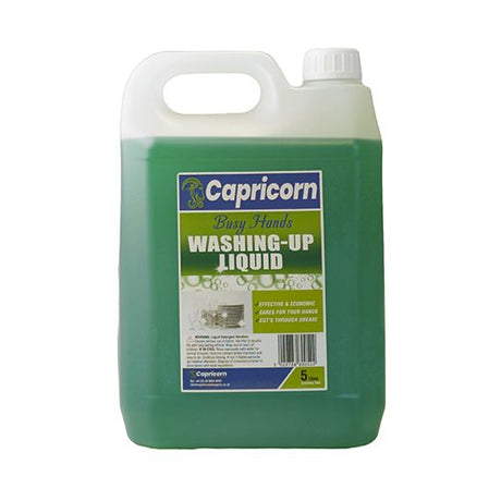 Capricorn Busy Hands Washing Up Liquid (10%) 5L - Aytac Foods Wholesale