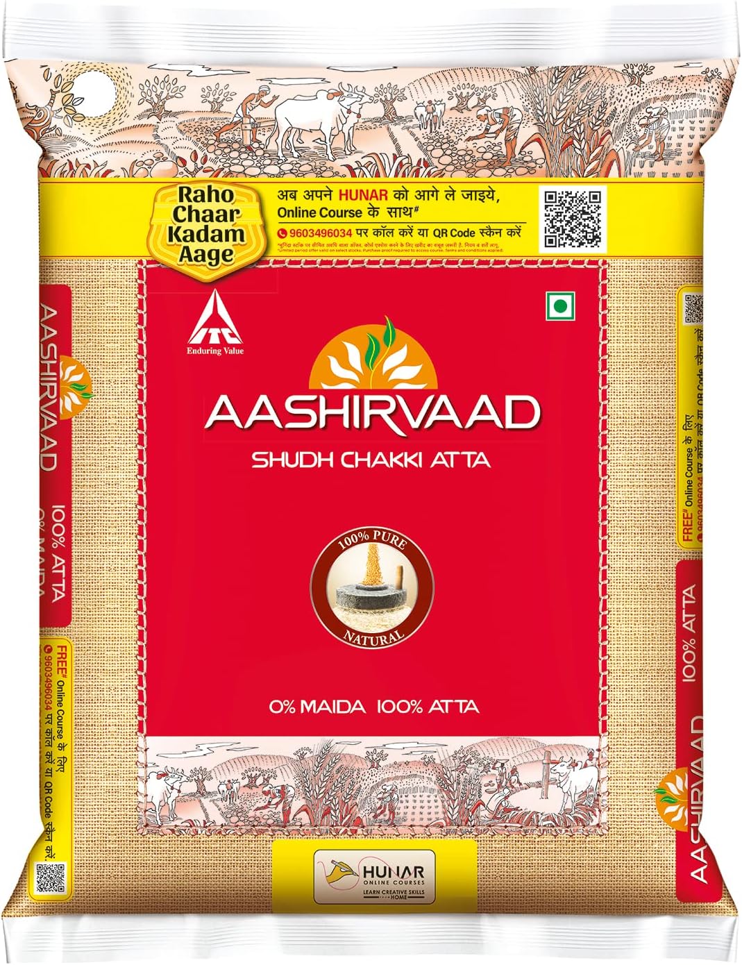 Aashirvaad Atta (2x10KG) - Aytac Foods Wholesale