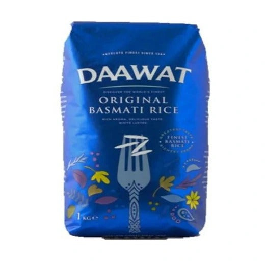 Daawat Original Basmati 1Kg Pm £3.49 (6x1KG) - Aytac Foods Wholesale