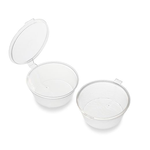Hrd Microfast Microwave Portion Pot Round Pp (56Ml/2Oz) Clear Hinge (20x50PCS)