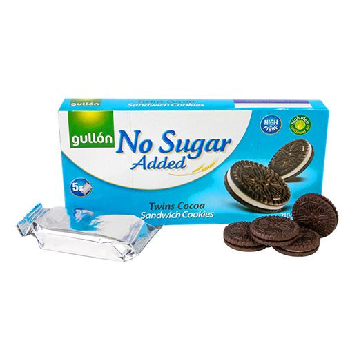 Gullon Single Twins Sandwich Cookies No Sugar) (147g) product image