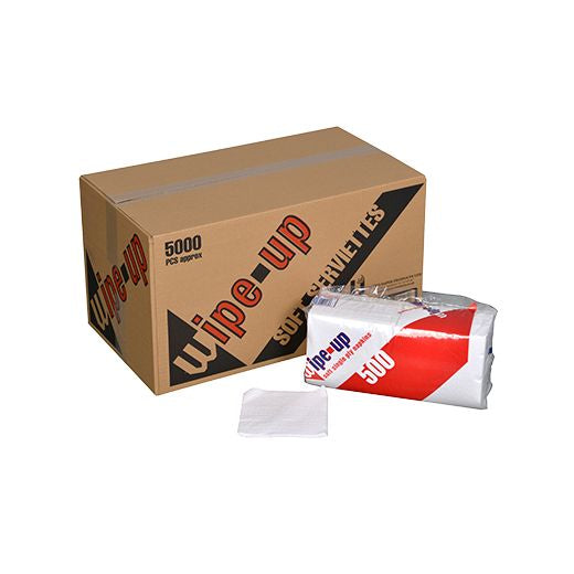 Up Wipe Up 30X30Cm 1Ply 4-Fold Soft Serviettes (10x500PCS) - Aytac Foods Wholesale