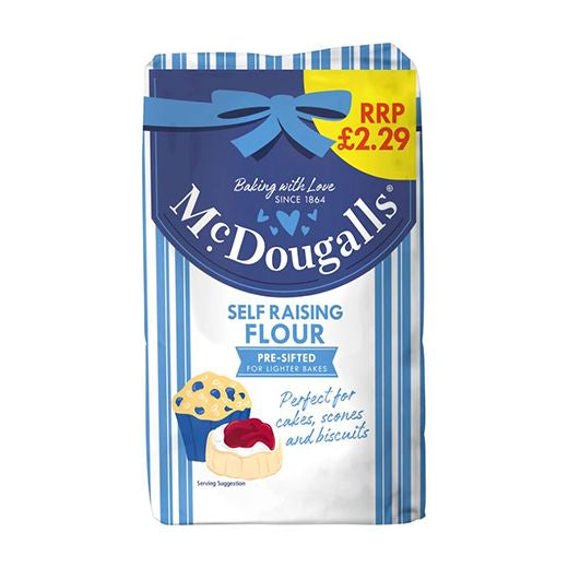 McDougalls Self Raising Flour 1.1kg PMP £2.29 (Pack of 10)
