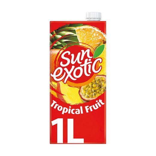 AG Sun Exotic Tropical Still Drink 12x1L (Tetra Pack) - Aytac Foods Wholesale